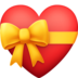 Heart With Ribbon Emoji Copy Paste ― 💝 - facebook