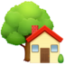 House With Garden Emoji Copy Paste ― 🏡 - facebook