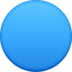 Blue Circle Emoji Copy Paste ― 🔵 - facebook
