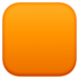 Orange Square Emoji Copy Paste ― 🟧 - facebook