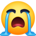 Loudly Crying Face Emoji Copy Paste ― 😭 - facebook