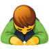Man Bowing Emoji Copy Paste ― 🙇‍♂ - facebook