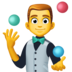 Man Juggling Emoji Copy Paste ― 🤹‍♂ - facebook
