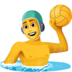 Man Playing Water Polo Emoji Copy Paste ― 🤽‍♂ - facebook