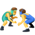 Men Wrestling Emoji Copy Paste ― 🤼‍♂ - facebook