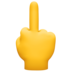 Middle Finger Emoji Copy Paste ― 🖕 - facebook