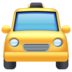 Oncoming Taxi Emoji Copy Paste ― 🚖 - facebook