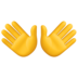 Open Hands Emoji Copy Paste ― 👐 - facebook