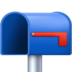 Open Mailbox With Lowered Flag Emoji Copy Paste ― 📭 - facebook