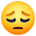 Pensive Face Emoji Copy Paste ― 😔 - facebook