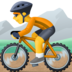 Person Mountain Biking Emoji Copy Paste ― 🚵 - facebook
