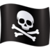 Pirate Flag Emoji Copy Paste ― 🏴‍☠ - facebook