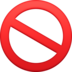 Prohibited Emoji Copy Paste ― 🚫 - facebook
