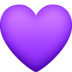 Purple Heart Emoji Copy Paste ― 💜 - facebook