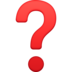 Red Question Mark Emoji Copy Paste ― ❓ - facebook