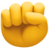 Raised Fist Emoji Copy Paste ― ✊ - facebook