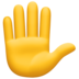 Raised Hand Emoji Copy Paste ― ✋ - facebook