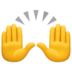 Raising Hands Emoji Copy Paste ― 🙌 - facebook