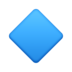 Small Blue Diamond Emoji Copy Paste ― 🔹 - facebook