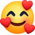 Smiling Face With Hearts Emoji Copy Paste ― 🥰 - facebook