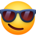 Smiling Face With Sunglasses Emoji Copy Paste ― 😎 - facebook