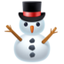 Snowman Without Snow Emoji Copy Paste ― ⛄ - facebook