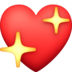 Sparkling Heart Emoji Copy Paste ― 💖 - facebook