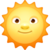 Sun With Face Emoji Copy Paste ― 🌞 - facebook