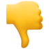 Thumbs Down Emoji Copy Paste ― 👎 - facebook