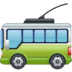 Trolleybus Emoji Copy Paste ― 🚎 - facebook