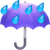 Umbrella With Rain Drops Emoji Copy Paste ― ☔ - facebook