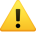 Warning Emoji Copy Paste ― ⚠️ - facebook