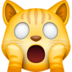 Weary Cat Emoji Copy Paste ― 🙀 - facebook
