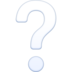 White Question Mark Emoji Copy Paste ― ❔ - facebook