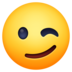 Winking Face Emoji Copy Paste ― 😉 - facebook