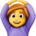 Woman Gesturing OK Emoji Copy Paste ― 🙆‍♀ - facebook