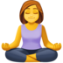 Woman In Lotus Position Emoji Copy Paste ― 🧘‍♀ - facebook