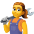 Woman Mechanic Emoji Copy Paste ― 👩‍🔧 - facebook