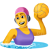 Woman Playing Water Polo Emoji Copy Paste ― 🤽‍♀ - facebook