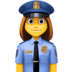Woman Police Officer Emoji Copy Paste ― 👮‍♀ - facebook