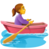 Woman Rowing Boat Emoji Copy Paste ― 🚣‍♀ - facebook