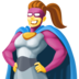 Woman Superhero Emoji Copy Paste ― 🦸‍♀ - facebook