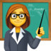 Woman Teacher Emoji Copy Paste ― 👩‍🏫 - facebook