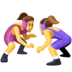 Women Wrestling Emoji Copy Paste ― 🤼‍♀ - facebook