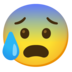 Anxious Face With Sweat Emoji Copy Paste ― 😰 - google-android
