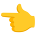 Backhand Index Pointing Left Emoji Copy Paste ― 👈 - google-android