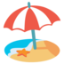 Beach With Umbrella Emoji Copy Paste ― 🏖️ - google-android