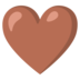 Brown Heart Emoji Copy Paste ― 🤎 - google-android