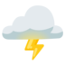 Cloud With Lightning Emoji Copy Paste ― 🌩️ - google-android