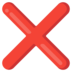 Cross Mark Emoji Copy Paste ― ❌ - google-android